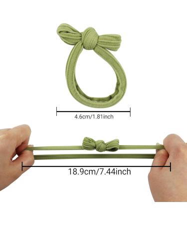 Hair Ties 5 Pieces Elastic Hair Bands Seamless Ponytail Holders for Thick Hair Bow Knotted Hair Bobbles Hair Accessories for Women Girls - Buy Online on GoSupps.com