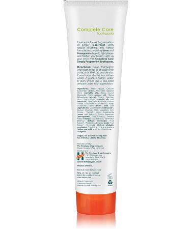 Himalaya Botanique Simply Peppermint Toothpaste 15g (Pack of 2) - Fluoride-Free Removes Plaque Freshens Breath Prevents Tooth Decay & Bleeding Gums - International Shipping Available - Buy Online on GoSupps.com