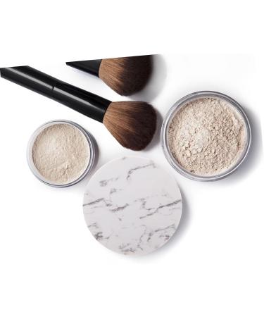 DRESSOOS 2pcs Storage Box Makeup Case Refillllable Powder Case Cosmetic Powder Case Makeup Containers - Buy Online on GoSupps.com