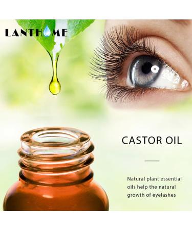 10ml Castor Oil Eyelash Growth Serum - Nurture Your Lashes to Be Longer Fuller & Thicker. Promote Natural Lash Growth with Pure Castor Oil Formula - Buy Online on GoSupps.com