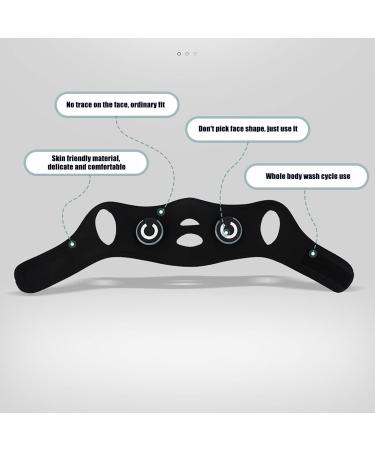 V Face Massage Belt Electric Face Lift Mask Face Slimming Belt Black USB Charge EMS 2 Modes 10 Gears Face Skin Tightening Device Electric Double Chin Reducer Anti Aging V Line Up Lift Belt - Buy Online on GoSupps.com