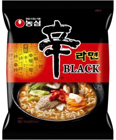 Nongshim PREMIUM Shin Ramyun BLACK Instant Noodles 130 g HALAL(Pack of 10) by SPICEHUB - Buy Online on GoSupps.com