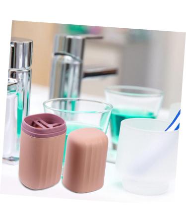Buy Tovinanna 3 Series Travel Toothbrush Case - Portable Bathroom Mug & Accessories for International Shipping - Buy Online on GoSupps.com
