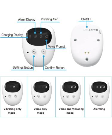 Wireless Bedwetting Alarm for Kids - USB Rechargeable 3 Modes Effective Pee Alarm for Boys & Girls - Buy Online on GoSupps.com