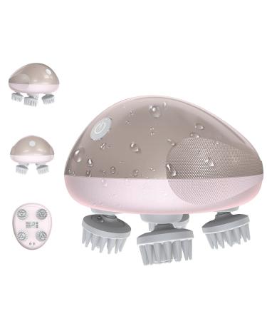 Ezencon Head Massager Electric Scalp Massager for Hair Growth and Stress Relax, IPX7 Waterproof Head Scratcher for Full Body, Pet Massager for Dogs and Cats, Gifts for Mom Gold - Buy Online on GoSupps.com