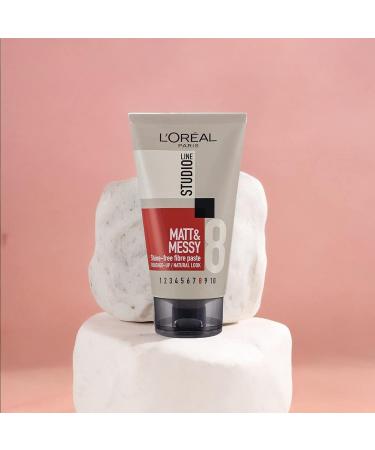 L'Or al Studio Line Matt & Messy Shine-Free Fibre Paste 150ml - Styling Hair Paste - Buy Online on GoSupps.com
