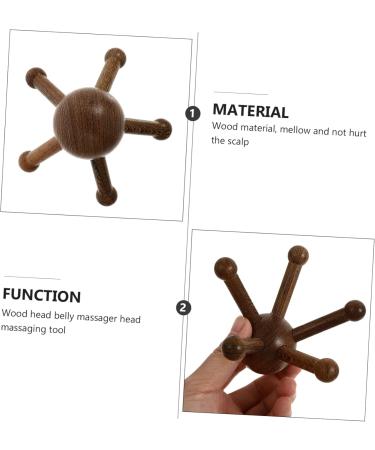 Hapinary Wooden Five Claws Head Massage Device - Scalp Massager Tool for Ultimate Relaxation | International Shipping Available - Buy Online on GoSupps.com