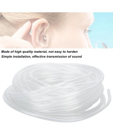32.8 Ft Universal Transparent PVC Hearing Aid Tubing | 3mm Clear Earmold for Optimal Sound Quality - Buy Online on GoSupps.com