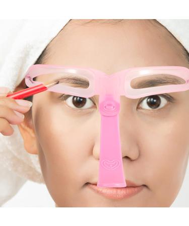 DOITOOL Eyebrow Tools 9 Sets Eyebrow Aid Eyebrow Shaping Template Eyebrows Makeup Travel Eyebrow Stencil Eyebrow Stickers 12X11X8CMx3pcs Pinkx3pcs - Buy Online on GoSupps.com