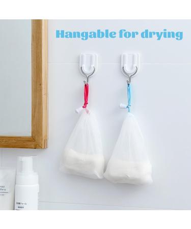 Invoda Handmade Soap Bubbles - Double-Layer Cord Striker & Foam Network for Body & Facial Cleaning (5 Pieces) - Eco-Friendly Bath Tools for Peeling & Refreshing Skin - Buy Online on GoSupps.com