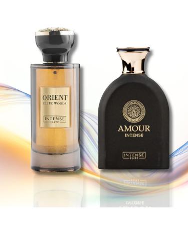 Arabian Perfumes for Women & Men Amour Intense & Orient Elite Woods(Pack of 2) Eau de Parfum100ML (3.4 OZ) Long-Lasting Perfume For Men & Women Valentine s Day Gifts With Magnetic Box Xtra Value Pack - Buy Online on GoSupps.com