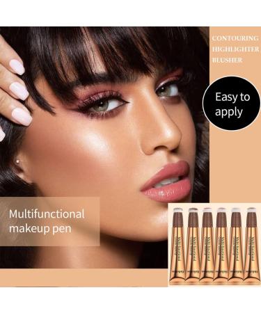 Golden Liquid Highlighter Wand - Waterproof Face and Eye Makeup Stick with Cushion Applicator - Buy Online on GoSupps.com
