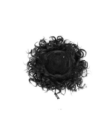 Rpeixya Elastic Cord Hair Part Bun - Stylish Curly Ponytail Chignon for Women & Girls (Black) - International Shipping Available - Buy Online on GoSupps.com