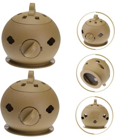 2 Pcs Box Heat Moxa Burner Moxa Stick Burner Moxa Pot Moxa Tank Tool Moxibustion Box Heating Suite - Buy Online on GoSupps.com