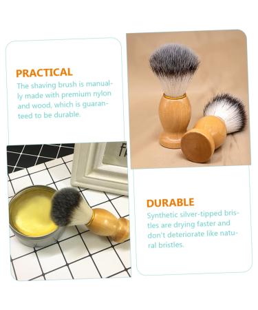 Minkissy 2-in-1 Stainless Steel Shaving Brush & Scrubber - Premium Beard Grooming Accessory for Men - Perfect Hair Removal Stencil & Tool - Buy Online on GoSupps.com