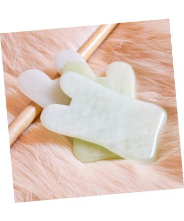 Magiclulu Skin Care Tool - 2pc Jade Massage Board & Multi-Functional Trigger Point Scratch Massage Plate for Glowing Skin - Buy Online on GoSupps.com