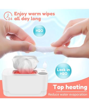Baby Wipe Warmer Baby Wet Wipes Dispenser for Newborns Portable Thermostat Baby Wipes Heater Keeps Wipes Warm and Moist Large Capacity Diaper Wipe Warmer Prevent Dry (White) - Buy Online on GoSupps.com