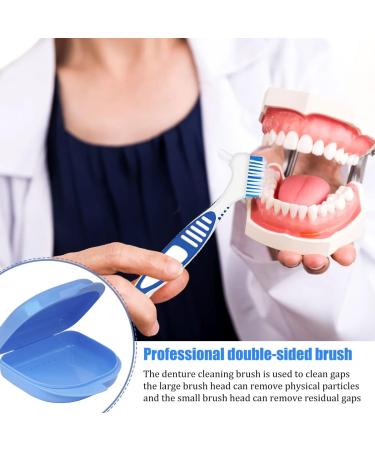 Presses Storage Box & Prosthesis Case for Orthodontics - Blue Cleaning Container with Brushes - Buy Online on GoSupps.com