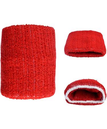 18-Piece Colorful Cotton Wrist Sweatbands for Men, Women, and Teens - Ideal for Gym, Yoga, Football, and More - Buy Online on GoSupps.com