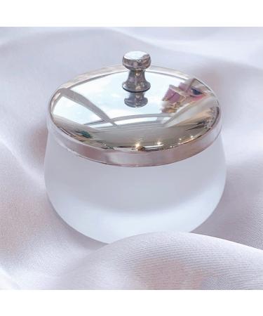 Acrylic Matte Glass Dappen Dish with Lid for Nail Art Tools - Buy Online on GoSupps.com