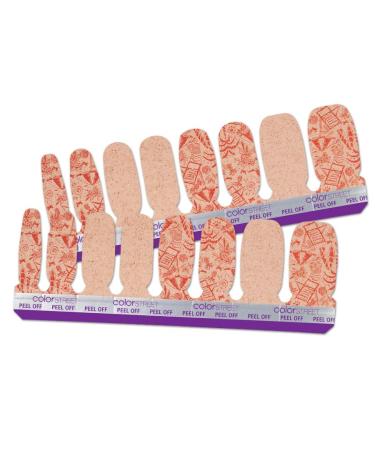 Buy Color Street Beach Bum Nail Polish Strips - Retro Resort 2024 16 Count | International Shipping Available - Buy Online on GoSupps.com