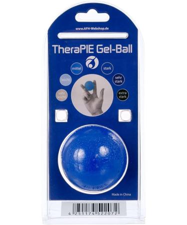 Therapy Gel Ball Hand Trainer | High-Quality Finger & Hand Muscle Coach | Anti-Stress Ball (Blue Medium) - Buy Online on GoSupps.com