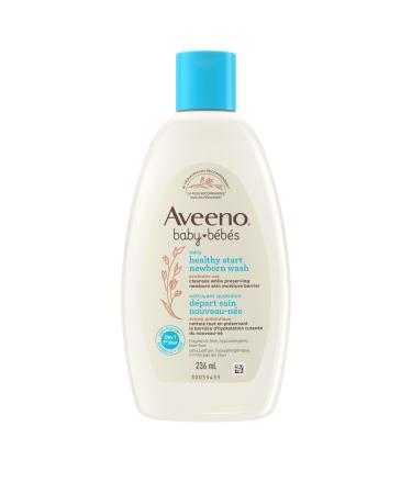 Aveeno Baby Daily Healthy Start Newborn Wash Oat Paraben-Free Body Wash Cleanser Delicate Skin Fragrance Free 236-mL