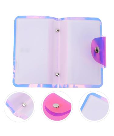 Lurrose Nail Art Card Holder Pocket | 19x14.5cm Stamp Template Organizer | Pink Nail Stencil & Pressure Plate Case for Nail Design - Buy Online on GoSupps.com