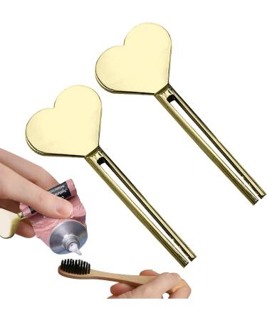 Stainless Steel Toothpaste Tube Key - 2 Pack | Metal Squeeze for Toothpaste Creams & Cosmetics - Buy Online on GoSupps.com