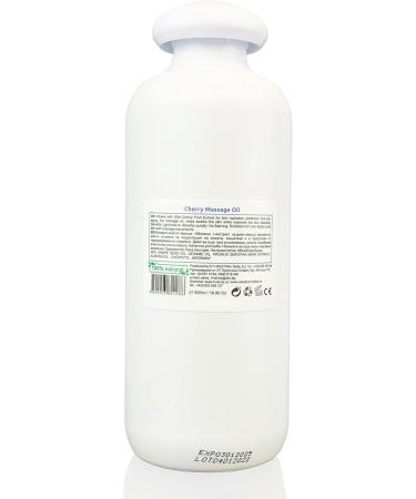 Cherry Massage Oil - Relaxing Joint Pain Relief & Moisturizing Skin Care | Grape Seed Sesame & Almond Oils | 500ml Sensual Body Massage - Buy Online on GoSupps.com