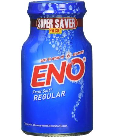 Fruit Salt Regular 100g Instant Energy Packs (E N O - Pack of 4)