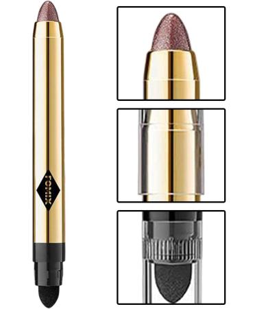 Eye Shadow Sticks Double-Ended Pearlescent Cream Eye Shadow Pencil - Highlighter Makeup Stick Eye Shadow Stick Fine Eyeliner Tmay 07# - Buy Online on GoSupps.com