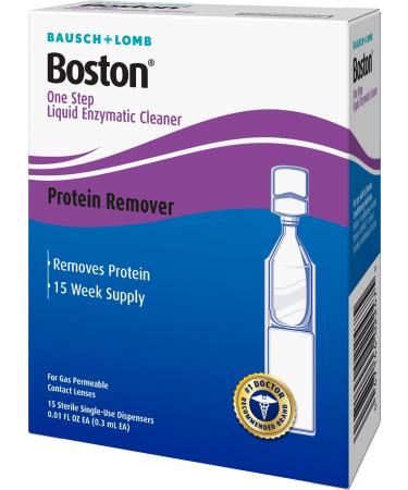 Boston One Step Liquid Enzymatic Cleaner Protein Remover 0.01 Fl Oz - 15 Dispensers (NEW) - Buy Online on GoSupps.com