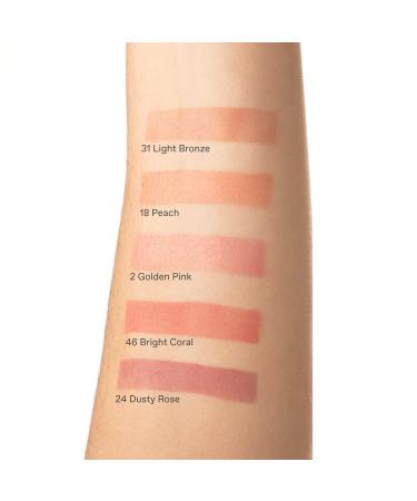 KORRES Wild Rose Rouge - 31 Light Bronze | Ultra-Fine Texture Wild Rose Oil & Vitamin C for Radiant Finish - 5.5g - International Shipping Available - Buy Online on GoSupps.com