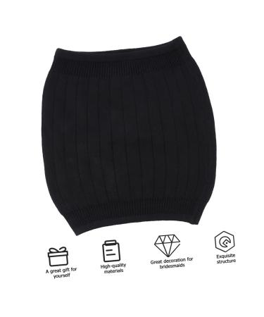 FRCOLOR Warm Wool Cashmere Kidney & Lumbar Support Belt - Winter Stomach Binder & Back Brace - XL Black - Buy Online on GoSupps.com