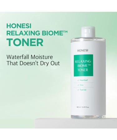Buy HONESI Relaxing BIOME Toner 500ml - Soothing Skin Care for All Skin Types | International Shipping Available - Buy Online on GoSupps.com