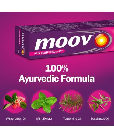 Moov Pain Reliever 50g with Powerful Nilgiri Oil | Fast Relief Formula - Buy Online on GoSupps.com