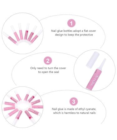 XINGDAREN 10 pcs Super Strong Nail Glue for Acrylic Nails Press On Nails Nail Tips Glue for Stick On Nails Long Lasting Adhesive Bond for False Nails Strengthener for Nail Tips - Buy Online on GoSupps.com