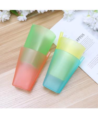 EXCEART 4PC Colorful Sip Cups for Kids with Built-in Straw | BPA-Free - Buy Online on GoSupps.com