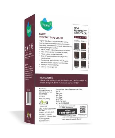 Buy Organic Burgundy Hair Color | Chemical & Allergy Free | 100g - Safe for Men & Women - Buy Online on GoSupps.com