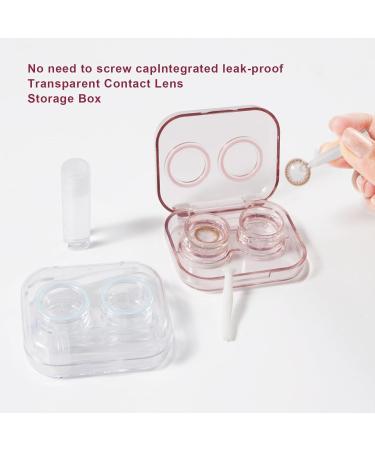 TATINO 4-Piece Clear Contact Lens Case Travel Set - Easy Flip Lid Compact Design Perfect for All Scenarios - Shop Now - Buy Online on GoSupps.com