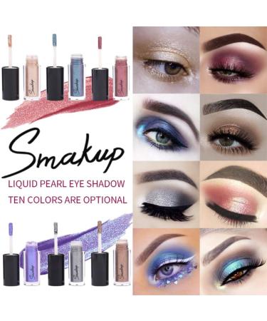 Glitter EyeShadow Liquid Waterproof Liquid Eye Shadow Shimmer Long Lasting Eyeshadow - Buy Online on GoSupps.com