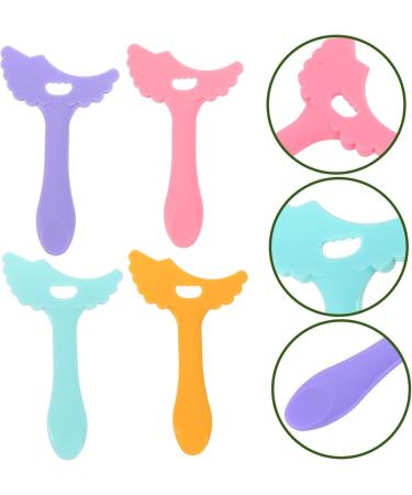 Beavorty Eye Shadow 4pcs Eyeliner Lipstick Mascara Silicone Mold Make up Tools for Women With Wings Miss Splitter - Buy Online on GoSupps.com