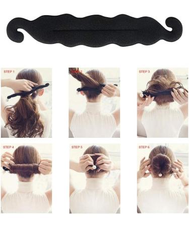 URAQT 26 Pcs Hair Styling Kit Set - Bun Maker, Braid Tool, Twist Accessories for DIY Hair Styles - Black Magic Hair Styling for Girls/Women - Buy Online on GoSupps.com