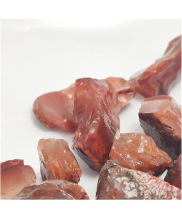 Natural Crystal Rough Natural Red Agate Stone Fish Tank Decoration Material of Agate Chalcedony Body Heathy Gemstone Specimen Collection Gift Home Decoration Natural Stones and Minerals (Color : 100g 1.5-4cm 100g - Buy Online on GoSupps.com