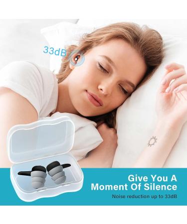 Soft Silicone Reusable Ear Plugs for Sleeping - Noise Cancelling & Sound Blocking - 1 Pair - Buy Online on GoSupps.com