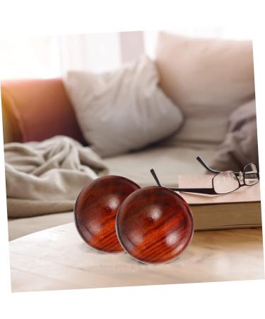 WOONEKY Handheld Massage & Stress Relief Balls - 2 Piece Carve Craftsmen Desktop Toy & Hand Exercise Ornament - Buy Online on GoSupps.com