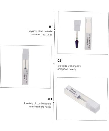 FRCOLOR 1pc Nail Polisher Nail Beauty Tools Manicure Nail Art Drill Bits Cuticle Drill Bits Manicure Grinding Heads Diamond Power Tools Nail Art Supplies White Alloy Nail Drill Plastic 7x1.5cm White - Buy Online on GoSupps.com