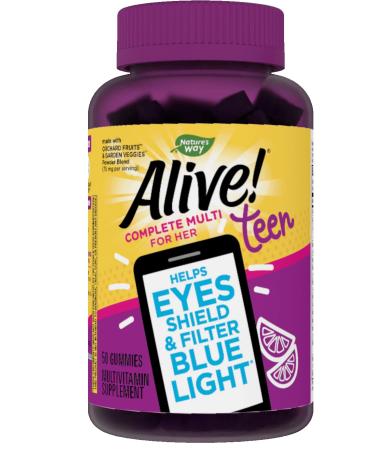Nature's Way Alive! Teen Complete Multi for Her 50 Gummies