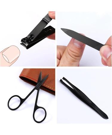 Portable Nail Clipper Set Nail Enhancement Set Stainless Steel Nail Clipper Tool Travel (Color : Brown) - Buy Online on GoSupps.com